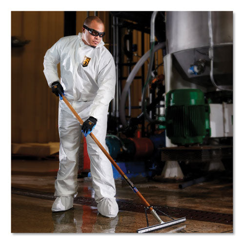 Image of KleenGuard A40 Elastic-Cuff, Ankle, Hood and Boot Coveralls, 3X-Large, White, 25/Carton