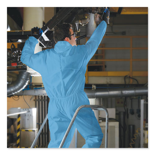Image of KleenGuard A20 Breathable Particle Protection Coveralls, X-Large, Blue, 24/carton