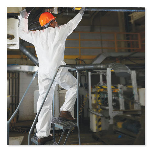 Image of KleenGuard A20 Breathable Particle Protection Coveralls, Zip Closure, X-Large, White