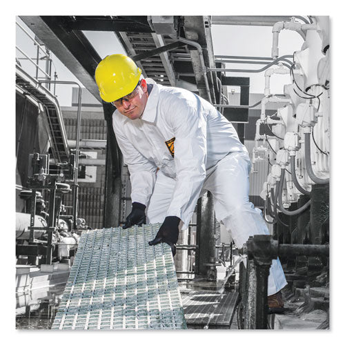 Image of KleenGuard A30 Elastic-Back and Cuff Coveralls, X-Large, White, 25/Carton