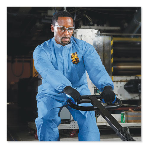 Image of KleenGuard A20 Coveralls, MICROFORCE Barrier SMS Fabric, X-Large, Blue, 24/Carton