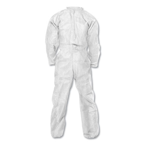 Image of KleenGuard A20 Breathable Particle Protection Coveralls, Zip Closure, X-Large, White