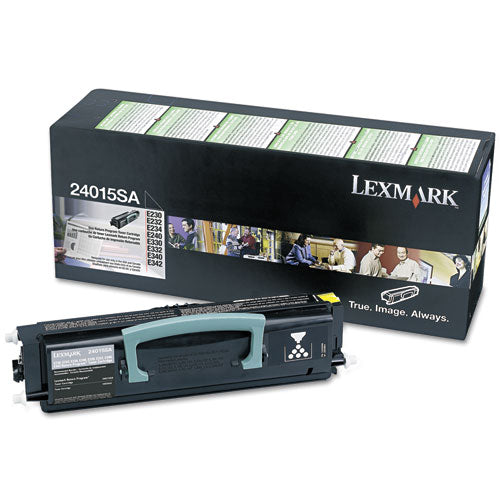 Image of Lexmark 24015sa Return Program Toner, 2,500 Page-Yield, Black