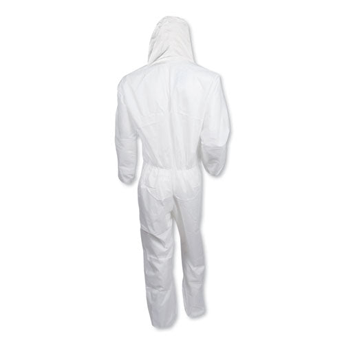 Image of KleenGuard A20 Breathable Particle Protection Coveralls, Zip Closure, 3x-Large, White