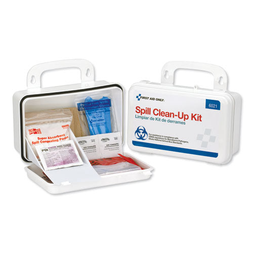 Image of First Aid Only BBP Spill Cleanup Kit, 7.5 x 4.5 x 2.75, White