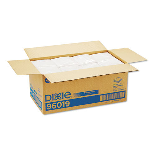 Image of Georgia Pacific® Professional Beverage Napkins, Single-Ply, 9 1/2 x 9 1/2, White, 4,000/Carton