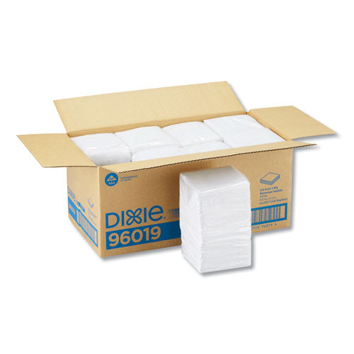 Image of Georgia Pacific® Professional Beverage Napkins, Single-Ply, 9 1/2 x 9 1/2, White, 4,000/Carton