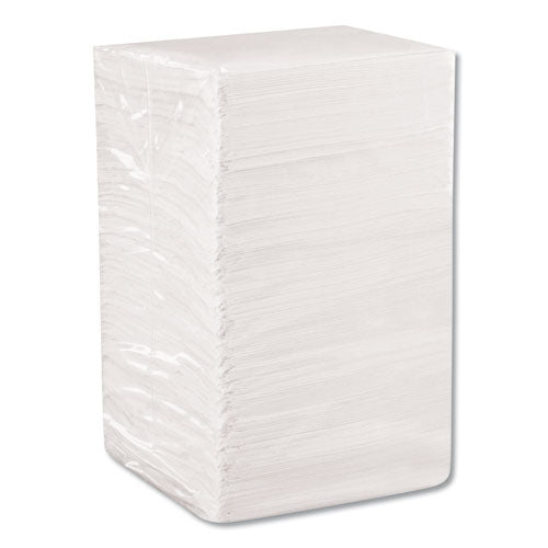 Image of Georgia Pacific® Professional Beverage Napkins, Single-Ply, 9 1/2 x 9 1/2, White, 4,000/Carton