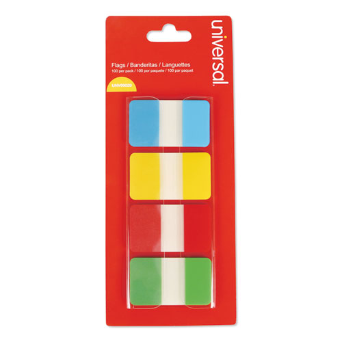 Image of Universal® Self Stick Index Tab, 1", Assorted Colors, 100/pack