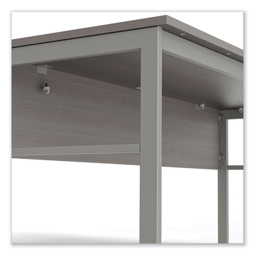 Image of Linea Italia® Urban Series Desk Workstation, 59" X 23.75" X 29.5", Ash