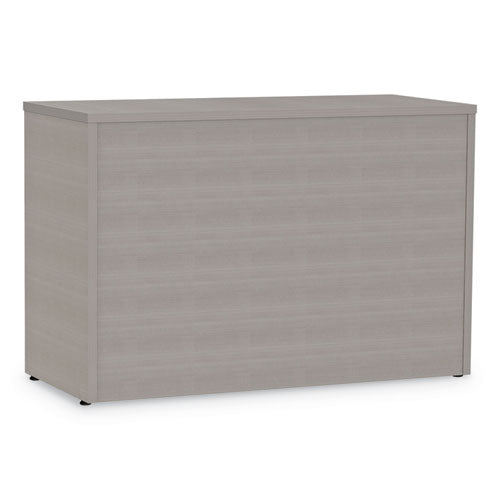 Image of Linea Italia® Urban Series Cabinet Credenza Pedestal with Lateral File, 35.25w x 15.25d x 23.75h, Ash
