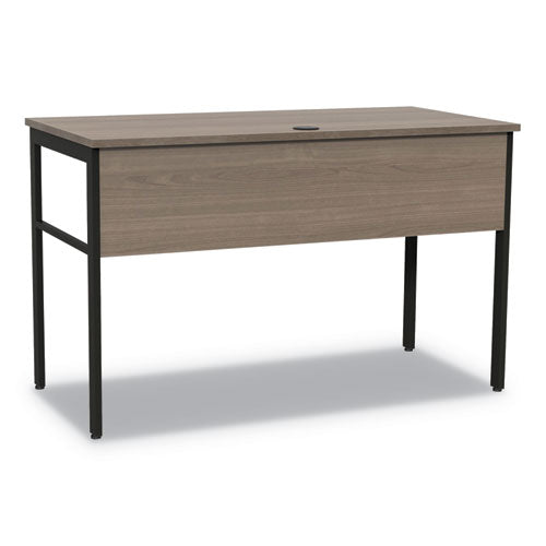 Image of Linea Italia® Urban Series Desk Workstation, 59" X 23.75" X 29.5", Natural Walnut
