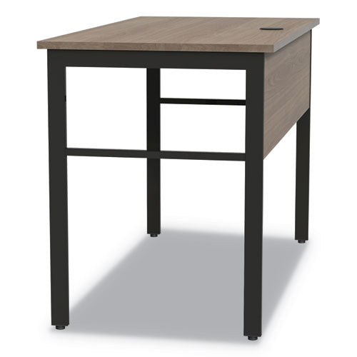 Image of Linea Italia® Urban Series Desk Workstation, 59" X 23.75" X 29.5", Natural Walnut