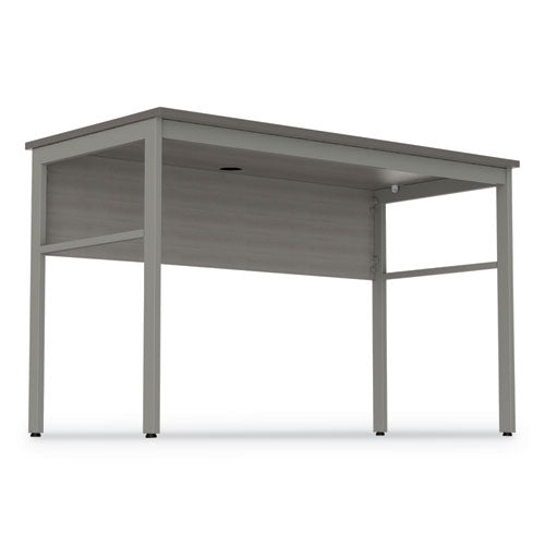 Image of Linea Italia® Urban Series Desk Workstation, 47.25" X 23.75" X 29.5", Ash