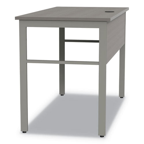 Image of Linea Italia® Urban Series Desk Workstation, 47.25" X 23.75" X 29.5", Ash