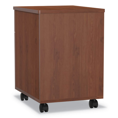 Image of Linea Italia® Trento Line Mobile Pedestal File, Left Or Right, 2-Drawers: Box/file, Legal/letter, Cherry, 16.5" X 19.75" X 23.63"