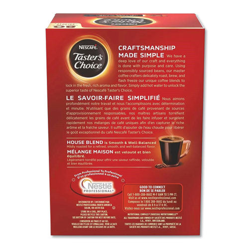 Image of Nescafe® Taster's Choice Stick Pack, House Blend, .06 Oz, 480/carton