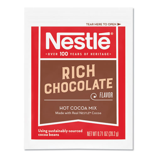 Image of Nestle® Hot Cocoa Mix, Rich Chocolate, .71oz, 50/box