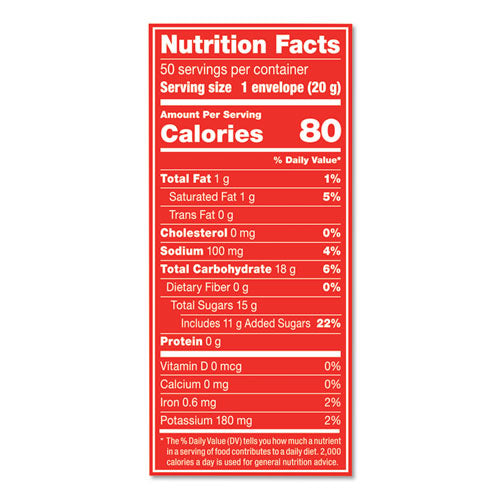 Image of Nestle® Hot Cocoa Mix, Dark Chocolate, 0.71 Oz, 50/box