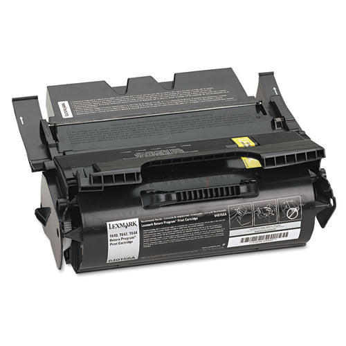 Image of Lexmark 64015sa Return Program Toner, 6,000 Page-Yield, Black