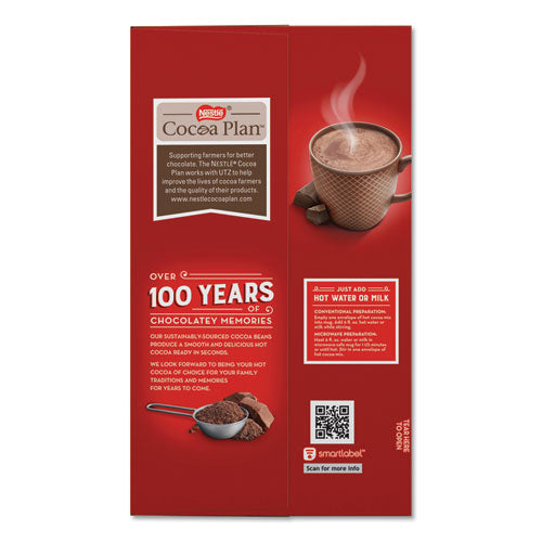 Image of Nestle® Hot Cocoa Mix, Dark Chocolate, 0.71 Oz, 50/box