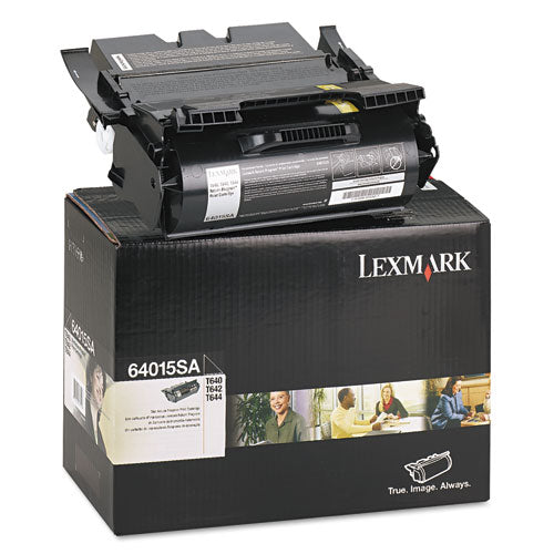 Image of Lexmark 64015sa Return Program Toner, 6,000 Page-Yield, Black