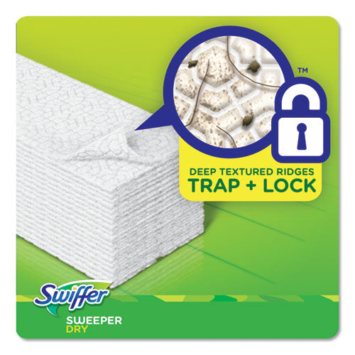 Image of Swiffer® Dry Refill Cloths, White, 10.4" X 8", 52/box, 3 Boxes/carton