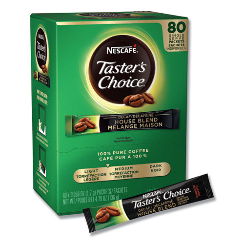Image of Nescafe® Taster's Choice Stick Pack, Decaf, 0.06oz, 80/box