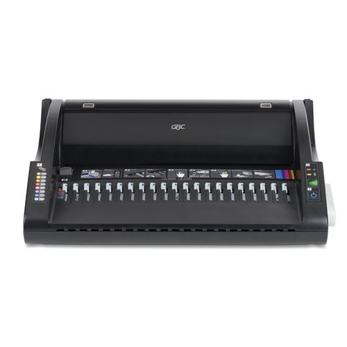Image of GBC® Combbind C110e Electric Binding Machine, 330 Sheets, 15.44 X 12.38 X 4.78, Black