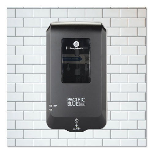 Image of Georgia Pacific® Professional Pacific Blue Ultra Automated Touchless Soap/sanitizer Dispenser, 1,000 Ml, 6.54 X 11.72 X 4, Black
