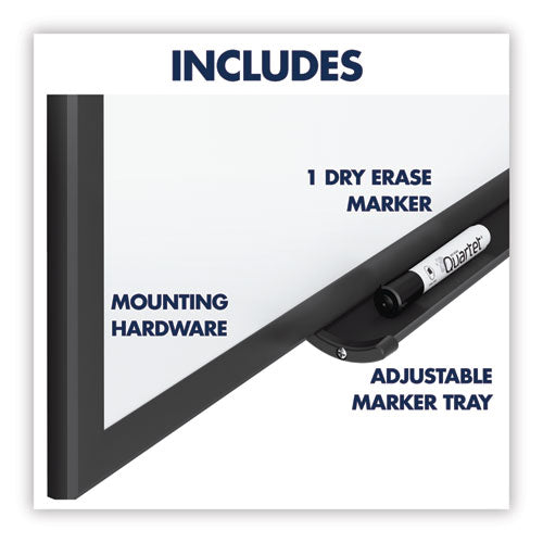 Image of Quartet® Classic Series Total Erase Dry Erase Boards, 72" x 48", White Surface, Black Aluminum Frame