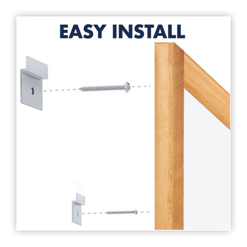 Image of Quartet® Classic Series Total Erase Dry Erase Boards, 36" x 24", White Surface, Oak Finished Fiberboard (MDF) Frame