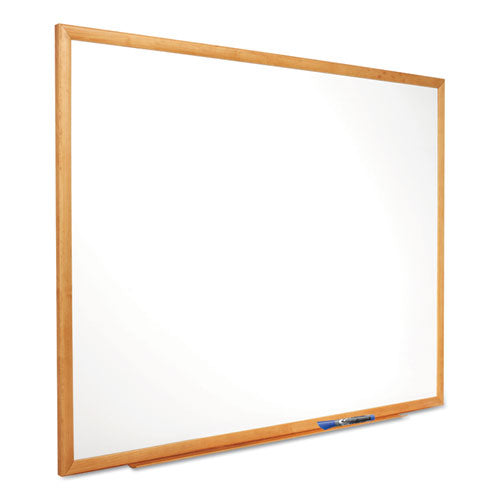 Image of Quartet® Classic Series Total Erase Dry Erase Boards, 36" x 24", White Surface, Oak Finished Fiberboard (MDF) Frame