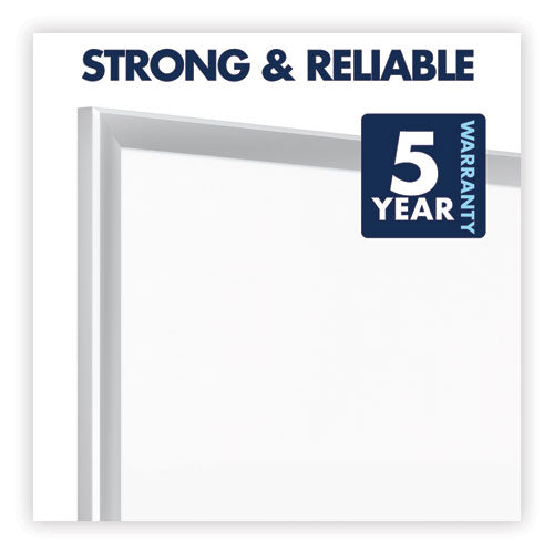 Image of Quartet® Classic Series Nano-Clean Dry Erase Board, 72" x 48", White Surface, Satin Aluminum Frame