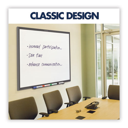 Image of Quartet® Classic Series Total Erase Dry Erase Boards, 72" x 48", White Surface, Black Aluminum Frame