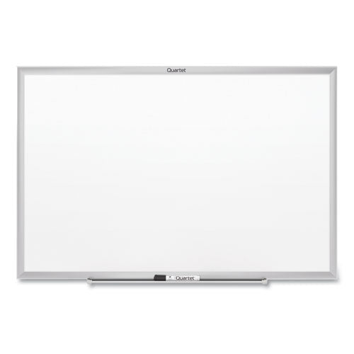 Image of Quartet® Classic Series Nano-Clean Dry Erase Board, 36" x 24", White Surface, Satin Aluminum Frame