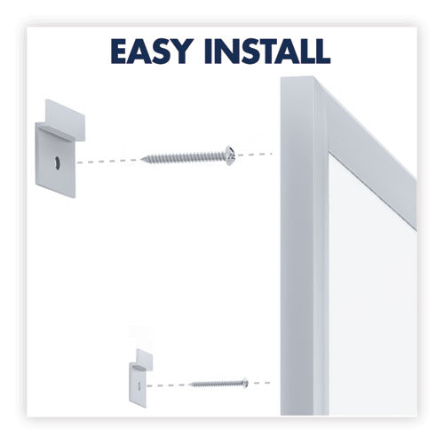 Image of Quartet® Classic Series Total Erase Dry Erase Boards, 72" x 48", White Surface, Anodized Aluminum Frame