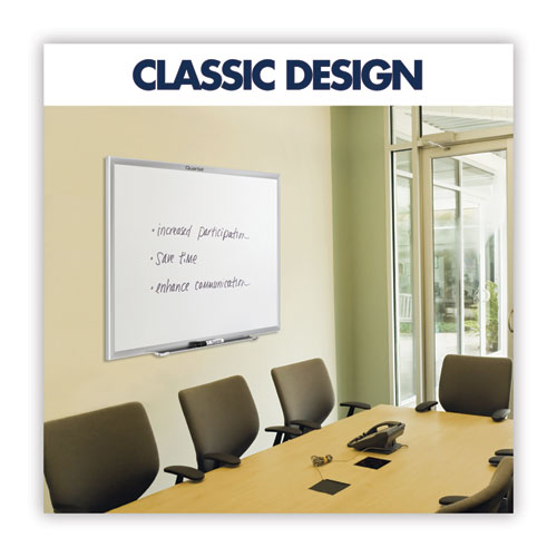 Image of Quartet® Classic Series Total Erase Dry Erase Boards, 48" x 36", White Surface, Anodized Aluminum Frame