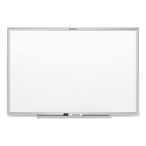 Image of Quartet® Classic Series Nano-Clean Dry Erase Board, 48" x 36", White Surface, Satin Aluminum Frame