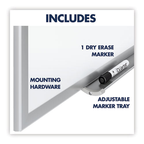 Image of Quartet® Classic Series Total Erase Dry Erase Boards, 48" x 36", White Surface, Anodized Aluminum Frame