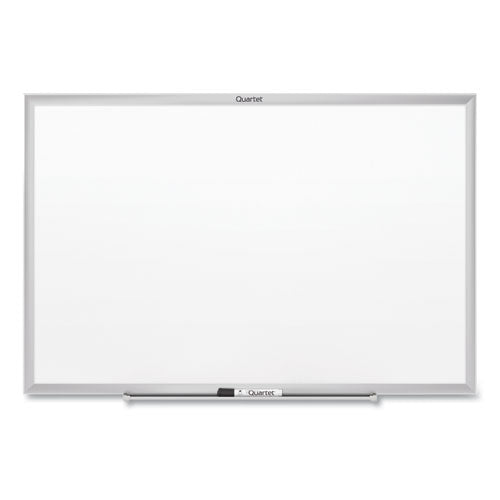 Image of Quartet® Classic Series Nano-Clean Dry Erase Board, 72" x 48", White Surface, Satin Aluminum Frame