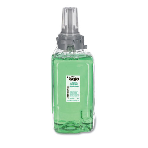 Image of GOJO® Botanical Foam Handwash Refill, For ADX-12 Dispenser, Botanical Scent, 1,250 mL, 3/Carton