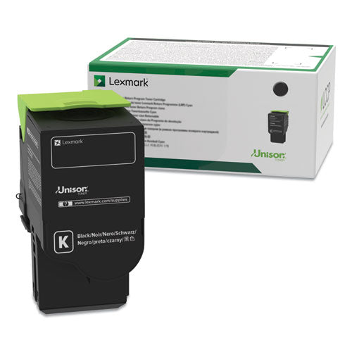 Image of Lexmark 70c0xkg Return Program Extra High-Yield Toner, 8,000 Page-Yield, Black, Taa Compliant