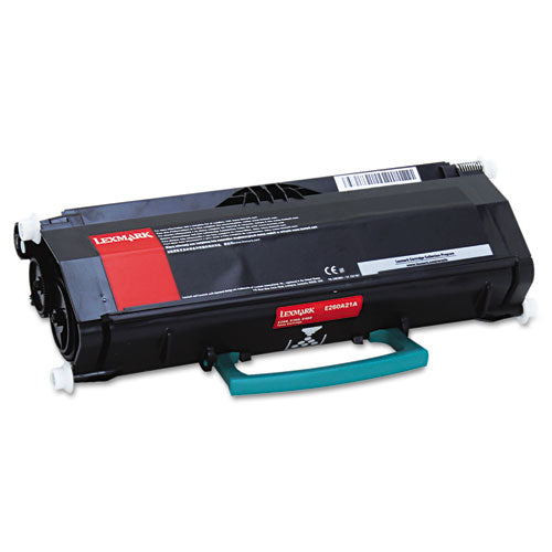 Image of Lexmark E260a21a Toner, 3,500 Page-Yield, Black