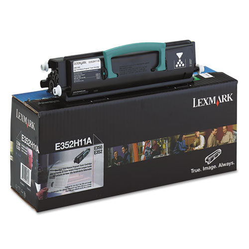 Image of Lexmark E352h11a Return Program High-Yield Toner, 9,000 Page-Yield, Black