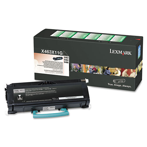 Image of Lexmark X463x11g Return Program Extra High-Yield Toner, 15,000 Page-Yield, Black