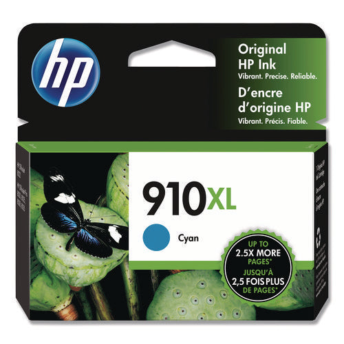 Image of HP HP 910xl, (3yl62an) High-Yield Cyan Original Ink Cartridge
