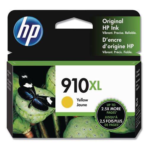 Image of HP HP 910xl, (3yl64an) High-Yield Yellow Original Ink Cartridge