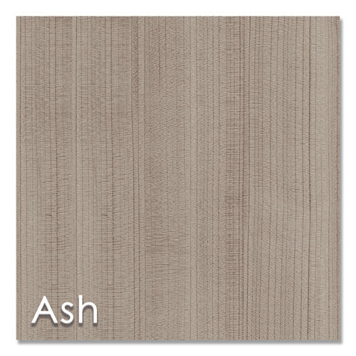 Image of Linea Italia® Urban Series Cabinet Credenza Pedestal with Lateral File, 35.25w x 15.25d x 23.75h, Ash