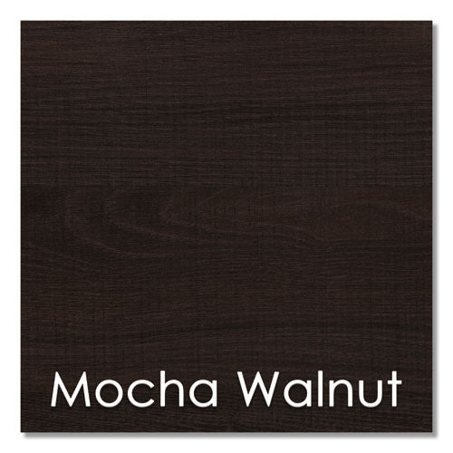 Image of Linea Italia® Trento Line Bookcase, Three-Shelf, 31.5w x 11.63d x 43.25h, Mocha